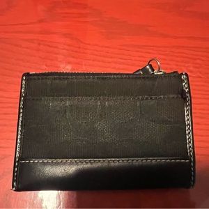Black Coach Purse with mini coin bag